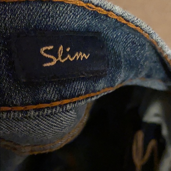 Seven7 distressed jeans women size 30 slim navy - Picture 7 of 10